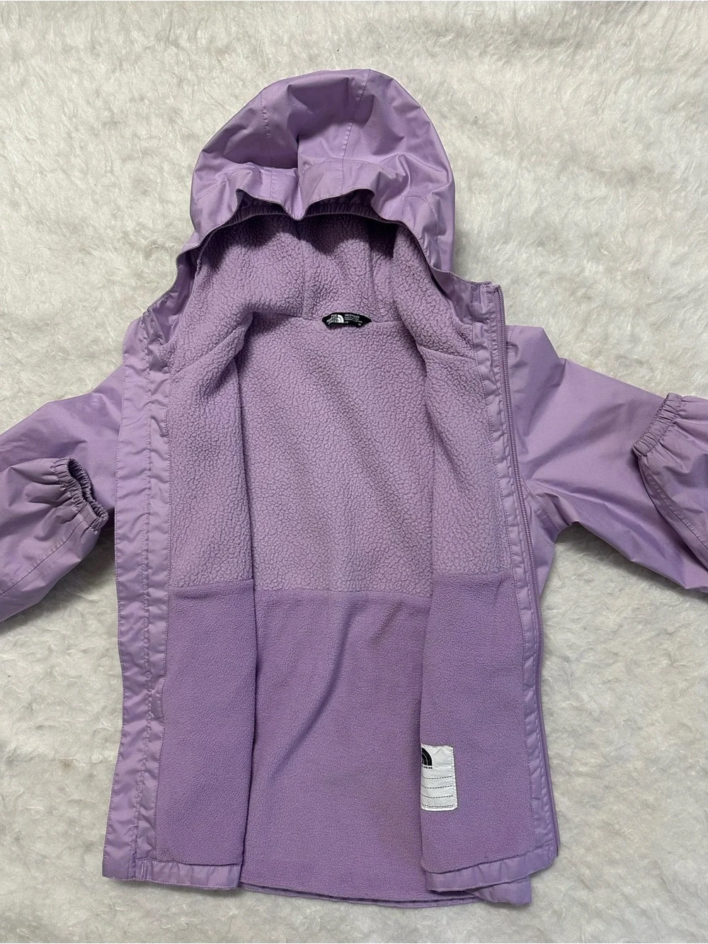 The North Face Lilac Hooded Shell Jacket
